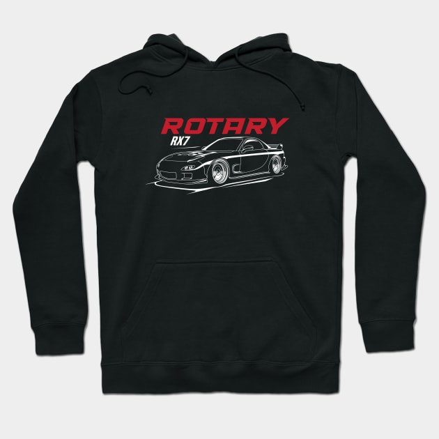 Mazda RX7 Hoodie by JDMAPEX